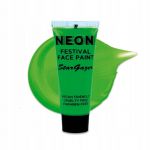 Neon Festival Face Paint Zielona
